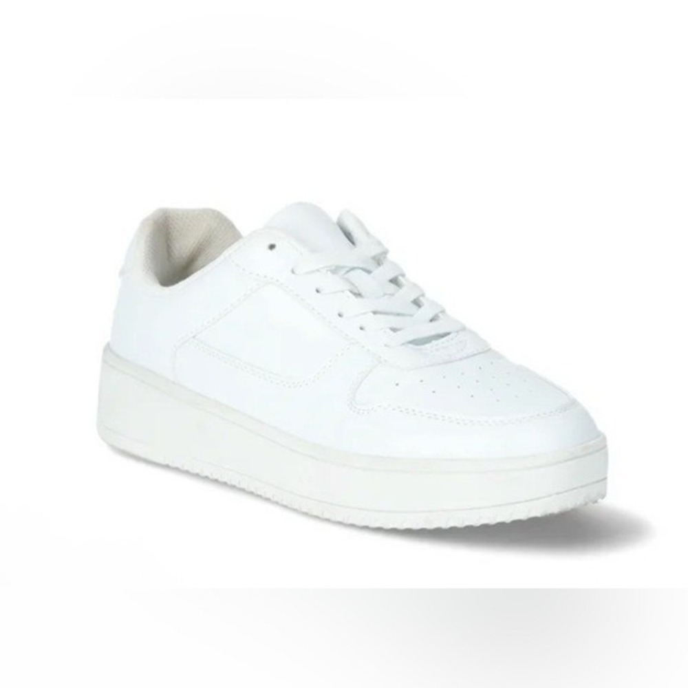 No Boundaries Women's Platform Casual Lace Up Sneakers,‎ size 11 memory foam